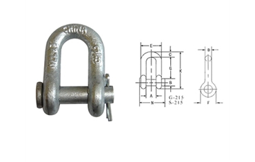 G215 US ROUND PIN CHAIN SHACKLE